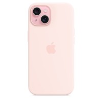 Чехол Silicone Case для iPhone 15 Plus, силикон, "Light Pink"