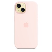 Чехол Silicone Case для iPhone 15 Plus, силикон, "Light Pink"