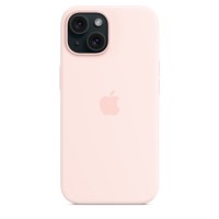 Чехол Silicone Case для iPhone 15 Plus, силикон, "Light Pink"