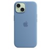 Чехол Silicone Case для iPhone 15 Plus, силикон, "Winter Blue"