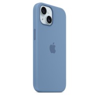 Чехол Silicone Case для iPhone 15 Plus, силикон, "Winter Blue"