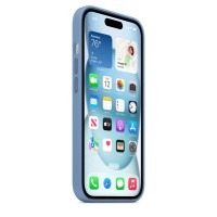Чехол Silicone Case для iPhone 15 Plus, силикон, "Winter Blue"