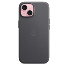 Накладка Apple FineWoven Case с MagSafe для iPhone 15 Plus, чёрный