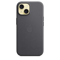 Накладка Apple FineWoven Case с MagSafe для iPhone 15 Plus, чёрный