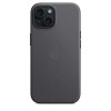 Накладка Apple FineWoven Case с MagSafe для iPhone 15 Plus, чёрный
