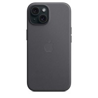 Накладка Apple FineWoven Case с MagSafe для iPhone 15 Plus, чёрный