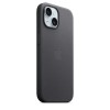 Накладка Apple FineWoven Case с MagSafe для iPhone 15 Plus, чёрный