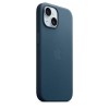 Накладка Apple FineWoven Case с MagSafe для iPhone 15 Plus, синий