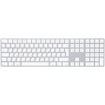 Клавиатура Apple Magic Keyboard с цифровой панелью, «серебристая»