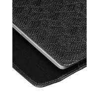 Чехол-конверт Alexander для MacBook Pro 14", кожа, ромб, чёрный