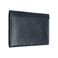 Чехол-конверт Alexander для MacBook Pro 14", кожа, ромб, синий