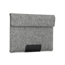 Чехол-конверт Alexander для MacBook Air 15'', войлок и кожа, светло-серый