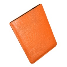 Чехол вертикальный Alexander для MacBook Pro 14", кожа, питон, оранжевый