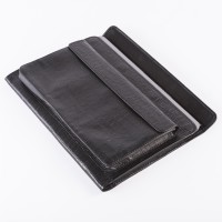 Чехол-конверт с карманом Alexander для MacBook Pro 13"/ Air 13" NEW, кожа, кроко, чёрный