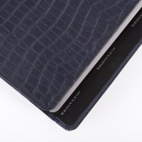 Чехол-конверт Alexander для MacBook Pro 13"/ Air 13" NEW, кожа, кроко, синий