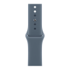 Apple Watch Series 11, 42mm, Space Gray Aluminum Case with Anchor Blue Sport Band - M/L