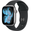 Apple Watch Series 11, 42mm, Space Gray Aluminum Case with Black Sport Band - M/L