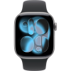 Apple Watch Series 11, 42mm, Space Gray Aluminum Case with Black Sport Band - M/L