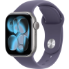 Apple Watch Series 11, 46mm, Space Gray Aluminum Case with Purple Fog Sport Band - M/L Apple Watch Series 11, 46mm, Space Gray Aluminum Case with Purple Fog Sport Band - M/L
