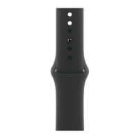 Apple Watch Series 11, 46mm, Jet Black Aluminum Case with Black Sport Band - M/L