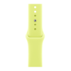 Apple Watch Series 11, 46mm, Jet Black Aluminum Case with Neon Yellow Sport Band - M/L