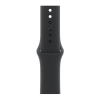 Apple Watch Series 11, 46mm, Rose Gold Aluminum Case with Black Sport Band - S/M
