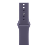 Apple Watch Series 11, 46mm, Rose Gold Aluminum Case with Purple Fog Sport Band - S/M