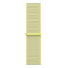 Apple Watch Series 11, 42mm, Jet Black Aluminum Case with Neon Yellow Sport Loop