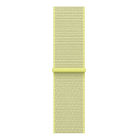 Apple Watch Series 11, 42mm, Jet Black Aluminum Case with Neon Yellow Sport Loop