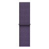 Apple Watch Series 11, 42mm, Jet Black Aluminum Case with Purple Fog Sport Loop