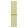 Apple Watch Series 11, 42mm, Rose Gold Aluminum Case with Neon Yellow Sport Loop