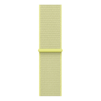 Apple Watch Series 11, 42mm, Rose Gold Aluminum Case with Neon Yellow Sport Loop