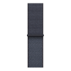 Apple Watch Series 11, 46mm, Rose Gold Aluminum Case with Anchor Blue Sport Loop