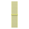 Apple Watch Series 11, 42mm, Space Gray Aluminum Case with Neon Yellow Sport Loop