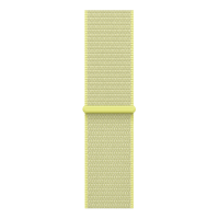 Apple Watch Series 11, 42mm, Space Gray Aluminum Case with Neon Yellow Sport Loop