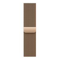 Apple Watch Series 11, 42mm, Gold Titanium Case with Gold Milanese Loop