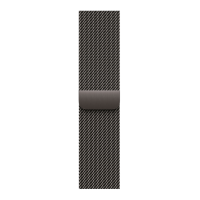 Apple Watch Series 11, 42mm, Gold Titanium Case with Slate Milanese Loop