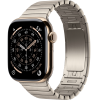 Apple Watch Series 11, 46mm, Gold Titanium Case with Natural Link Bracelet