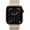 Apple Watch Series 11, 46mm, Gold Titanium Case with Natural Link Bracelet
