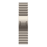 Apple Watch Series 11, 46mm, Gold Titanium Case with Natural Link Bracelet