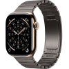 Apple Watch Series 11, 46mm, Gold Titanium Case with Slate Link Bracelet