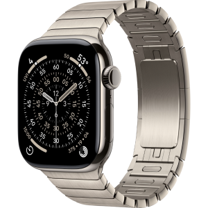 Apple Watch Series 11, 42mm, Natural Titanium Case with Natural Link Bracelet