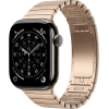 Apple Watch Series 11, 46mm, Slate Titanium Case with Gold Link Bracelet