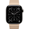 Apple Watch Series 11, 46mm, Slate Titanium Case with Gold Link Bracelet