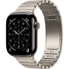 Apple Watch Series 11, 46mm, Slate Titanium Case with Natural Link Bracelet