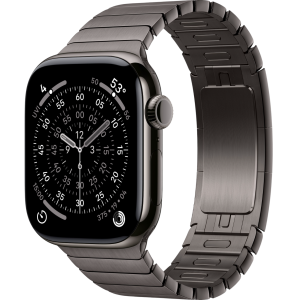 Apple Watch Series 11, 46mm, Slate Titanium Case with Slate Link Bracelet