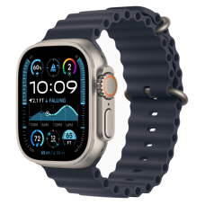 Apple Watch Ultra 2 (2024) GPS + Cellular, 49 мм, корпус из бежевого титана, ремешок Ocean тёмно-синего цвета