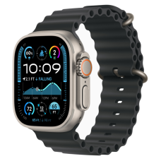 Apple Watch Ultra 2 (2024) GPS + Cellular, 49 мм, корпус из бежевого титана, ремешок Ocean чёрного цвета