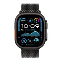 Apple Watch Ultra 2 (2024) GPS + Cellular, 49 мм, корпус из чёрного титана, ремешок Milanese чёрного цвета, L