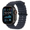 Apple Watch Ultra 2 (2024) GPS + Cellular, 49 мм, корпус из чёрного титана, ремешок Ocean тёмно-синего цвета